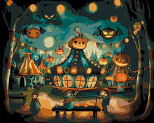 Load image into Gallery viewer, Paint by numbers kit for adults Halloween Carnival Figured&#39;Art UK