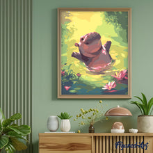 Load image into Gallery viewer, Swimming Hippo