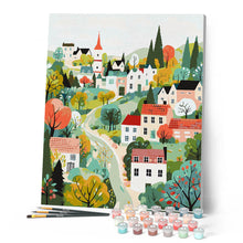 Load image into Gallery viewer, Green Enchanted Village