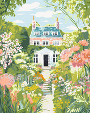 Load image into Gallery viewer, Paint by numbers kit for adults Garden House Figured&#39;Art UK