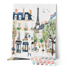 Load image into Gallery viewer, Watercolour Paris Street