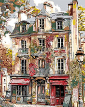 Load image into Gallery viewer, Paint by numbers kit for adults Vintage Paris Facades Figured&#39;Art UK