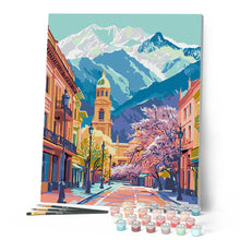 Load image into Gallery viewer, Colorful Alpine Village