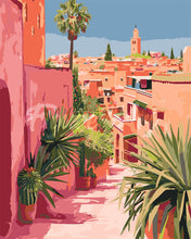 Load image into Gallery viewer, Paint by numbers kit for adults Moroccan City View Figured'Art UK
