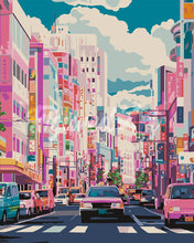 Load image into Gallery viewer, Paint by numbers kit for adults Bustling Street of Japan Figured'Art UK