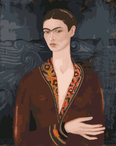 Frida - Self Portrait in a Velvet Dress