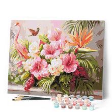 Load image into Gallery viewer, Hibiscus and Flamingo