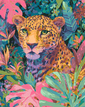 Load image into Gallery viewer, Paint by numbers kit for adults Tropical Leopard Figured'Art UK