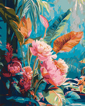 Load image into Gallery viewer, Paint by numbers kit for adults Jungle Blossoms Figured'Art UK