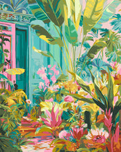Load image into Gallery viewer, Paint by numbers kit for adults Tropical Doorway Figured'Art UK