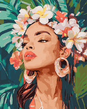 Load image into Gallery viewer, Paint by numbers kit for adults Island Queen Figured'Art UK