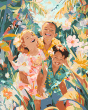 Load image into Gallery viewer, Paint by numbers kit for adults Tropical Childhood Figured'Art UK
