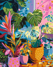 Load image into Gallery viewer, Paint by numbers kit for adults Indoor Plant Corner Figured'Art UK