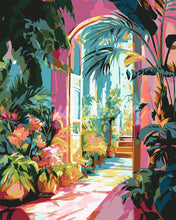 Load image into Gallery viewer, Paint by numbers kit for adults Garden Archway Figured'Art UK