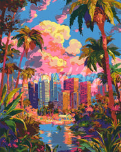 Load image into Gallery viewer, Paint by numbers kit for adults Jungle Meets City Figured'Art UK