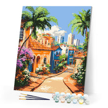 Load image into Gallery viewer, Tropical Hillside Town