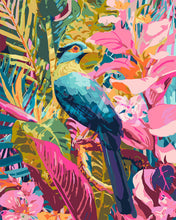 Load image into Gallery viewer, Paint by numbers kit for adults Tropical Blue Bird Figured'Art UK