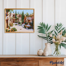 Load image into Gallery viewer, White Villa Courtyard