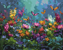 Load image into Gallery viewer, Paint by numbers kit for adults Colourful Butterfly Garden Figured'Art UK