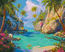 Load image into Gallery viewer, Paint by numbers kit for adults The Blossom Cove Figured'Art UK