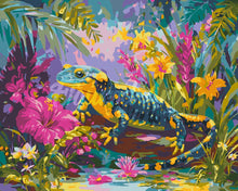 Load image into Gallery viewer, Paint by numbers kit for adults Happy Salamander Figured'Art UK