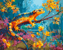 Load image into Gallery viewer, Paint by numbers kit for adults Golden Salamander Figured'Art UK