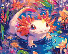 Load image into Gallery viewer, Paint by numbers kit for adults Cute Axolotl Figured&#39;Art UK