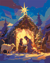 Load image into Gallery viewer, Paint by numbers kit for adults Silent Night Figured&#39;Art UK