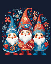 Load image into Gallery viewer, Paint by numbers kit for adults Gnome Trio Figured'Art UK