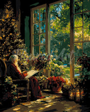 Load image into Gallery viewer, Paint by numbers kit for adults Santa’s Quiet Time Figured'Art UK