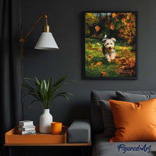 Load image into Gallery viewer, Joyful Pup in Autumn