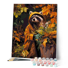 Load image into Gallery viewer, Raccoon in Raincoat