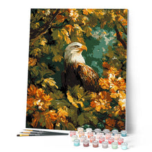 Load image into Gallery viewer, Eagle Among Golden Leaves