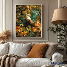 Load image into Gallery viewer, Eagle Among Golden Leaves