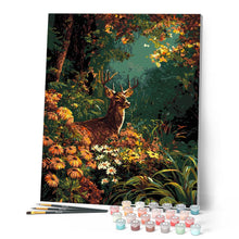 Load image into Gallery viewer, Deer Among Autumn Blooms