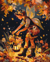Load image into Gallery viewer, Paint by numbers kit for adults Cute Autumn Fairy Figured&#39;Art UK