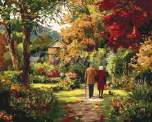 Load image into Gallery viewer, Paint by numbers kit for adults Forever Love in Autumn Figured&#39;Art UK