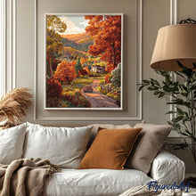 Load image into Gallery viewer, Country Road in Autumn