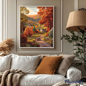 Country Road in Autumn