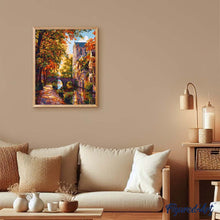 Load image into Gallery viewer, Riverside Autumn Town
