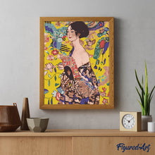 Load image into Gallery viewer, Lady with a Fan - Klimt