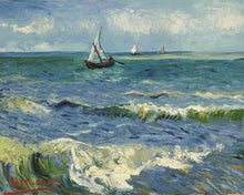 Load image into Gallery viewer, Paint by numbers kit for adults Seascape near Les Saintes-Maries-de-la-Mer - Van Gogh Figured'Art UK