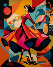 Load image into Gallery viewer, Paint by numbers kit for adults Bold Abstract Supermodel Figured'Art UK