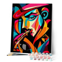 Load image into Gallery viewer, Bold Abstract Sax Man