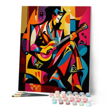 Load image into Gallery viewer, Bold Abstract Guitarist