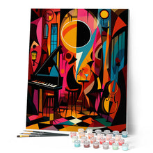 Load image into Gallery viewer, Bold Abstract Jazz Club