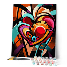 Load image into Gallery viewer, Bold Abstract Heart Gears