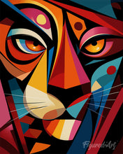Load image into Gallery viewer, Paint by numbers kit for adults Bold Abstract Tiger 3 Figured'Art UK