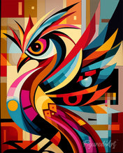 Load image into Gallery viewer, Paint by numbers kit for adults Bold Abstract Bird Figured'Art UK