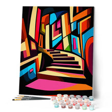 Load image into Gallery viewer, Bold Abstract Staircase